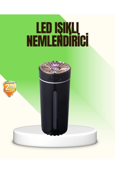 ARMÜZ Led Işıklı Aromaterapi Hava Nemlendirici Ultrasonik Sessiz Nem Ayarı