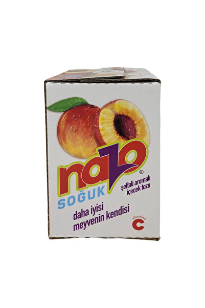 NAZO Şeftali Aromalı Toz İçecek 9 Gr * 24Lü
