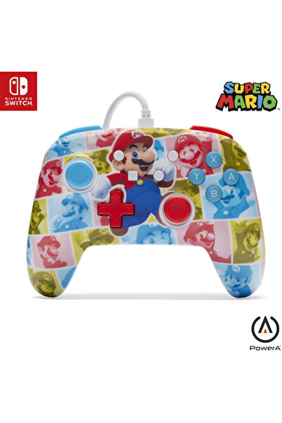 Powera Ενισχυμένο Ενσύρματο Χειριστήριο για Switch Πολύχρωμο