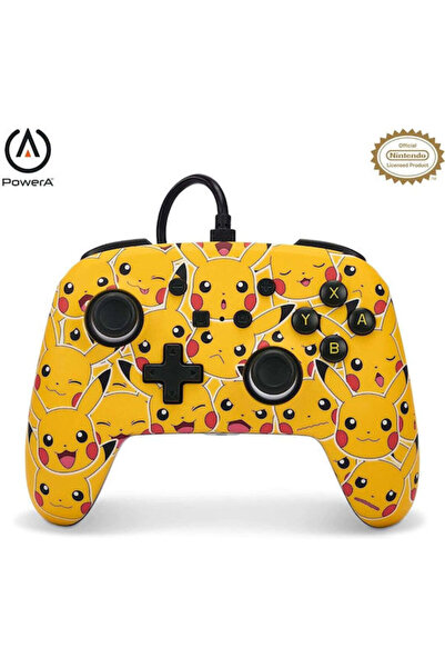 Powera Ενισχυμένο Ενσύρματο Χειριστήριο για Switch με Θέμα Pikachu