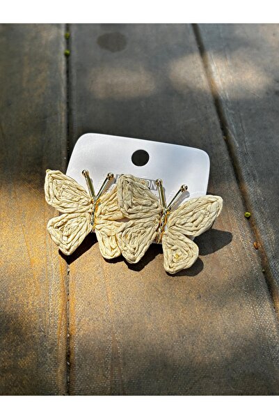 MODA Wicker Butterfly Earrings