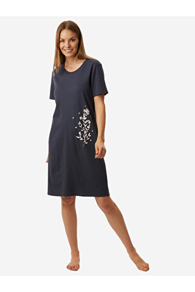 uncover by Schiesser Nachthemd Nightwear - kurzarm