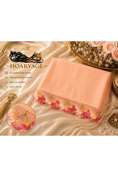 hoaryage Handcrafted Needle Embroidered Prayer Cover Dowry Cover Mevlit Heads...