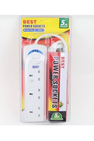 Generic Electric Extension Board with 5Meters wire