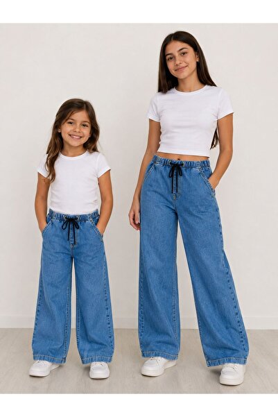 Ede Tekstil Jeans Thin Loose Summer Girls' Denim Pants