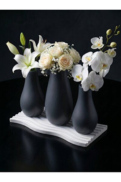 CANSEB Elegance Elegance Series - Set of Four Vases - Colorful - Decorative S...
