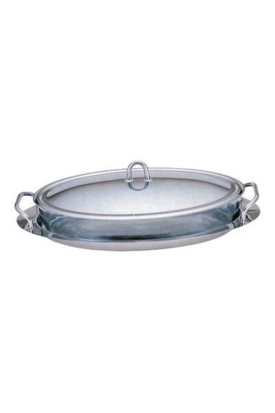 Berlinger Haus Vas oval rezistent la căldură cu capac din oțel inoxidabil și ...