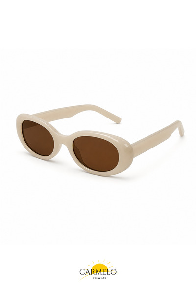 Carmelo Eyewear C02Gk039 Cream Women's Sunglasses