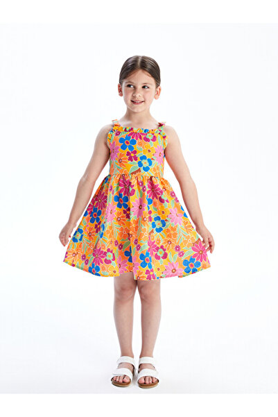 LC Waikiki I Floral Ruffle Girl's Dress from Freezen Store