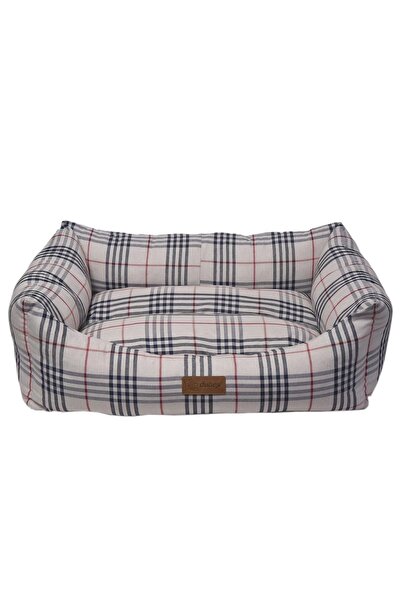4Dog Deluxe Pat ortopedic pentru animale de companie Danish L 78x60x22 cm Bej