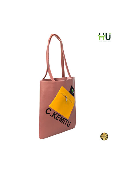 HU HAPPY USER KEMTU Fashion Bag – Stylish Trendy Handbag with Durable Material for Daily Use, Shopping, Travel & Casual Outings - Pink