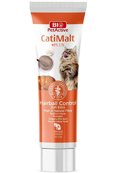 Bio PetActive CatiMalt Plus Pastă pentru controlul ghemotoacelor de păr pentr...