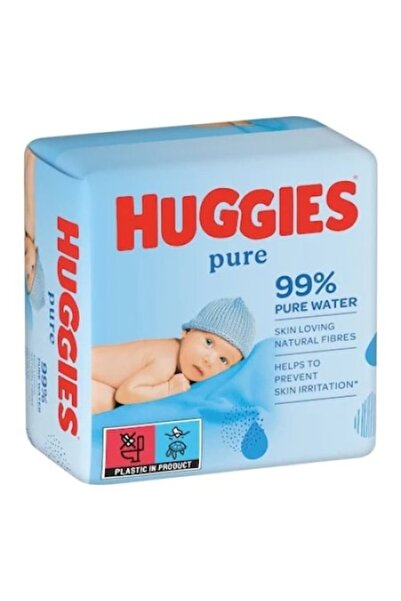 Huggies Σετ 3 συσκευασιών υγρών χαρτοπετσετών με φυσικές ίνες κυτταρίνης και ...