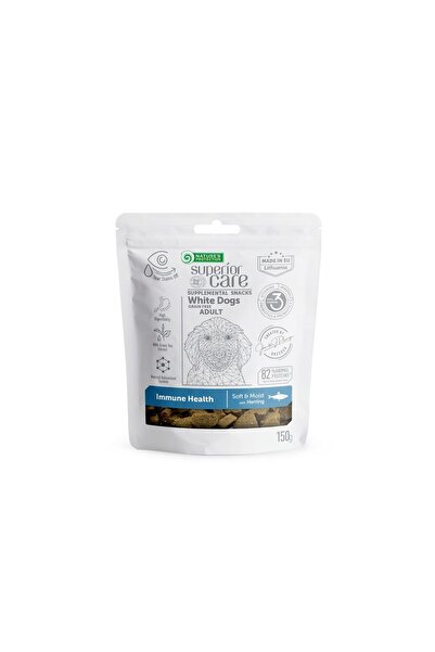 Nature's Protection Superior Care White Dogs Gustări fără cereale pentru sănă...