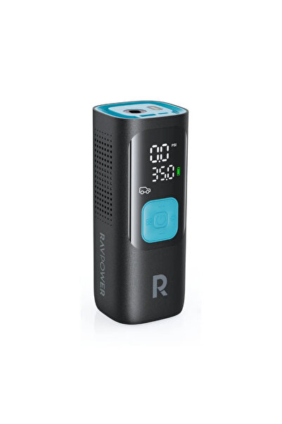 RavPower Compresor de aer portabil RP-PB1233 și Power Bank de 7500mAh cu ecra...