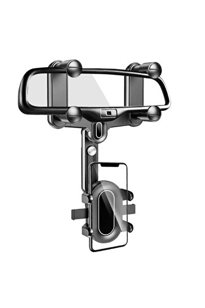 Arabest 360° Rotatable,Retractable Car Phone Holder,Universal Rear View Mirro...
