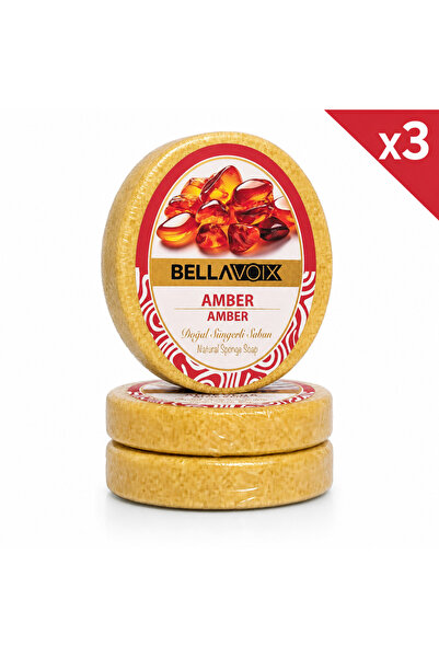BELLAVOIX Săpun cu burete Amber X 3buc