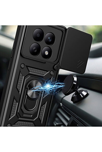 UnDePlus Xiaomi Redmi Note 15 4G Kılıf Kamera Korumalı Zırh Tank Sürgülü Vega Kapak