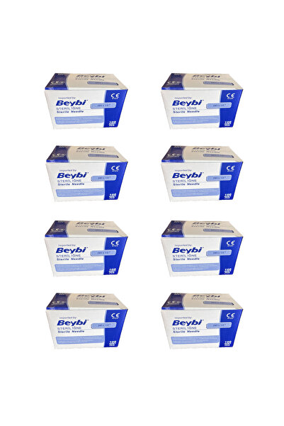 Beybi 26gx1/2" Steril Kahve Rengi Uç 100 Adet ( 8 Kutu)