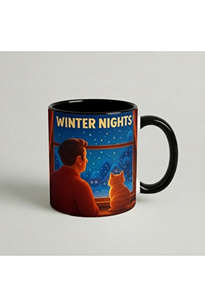 Petgifts Cana Cadou Personalizat Amuzanta Cu Mesaj Winter Nights - Ceramica 3...
