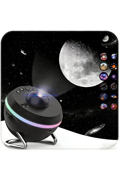 NEONI Planetarium Star Projector with 12 Slide Discs, Meteor Galaxy Night Lig...