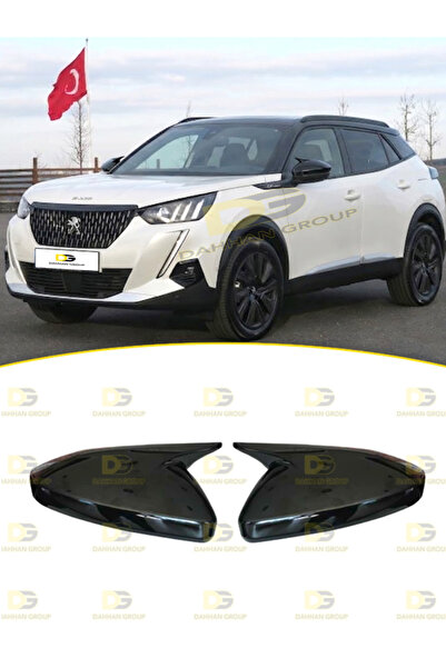 DG Power Peugeot 2008 2019 - 2026 Batman Yarasa Ayna Kapağı Parlak Siyah Abs ...