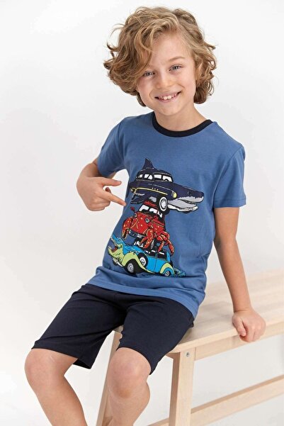ROLY POLY Παιδική Πιτζάμα Σορτσάκι "Roly Poly" SEA CARS