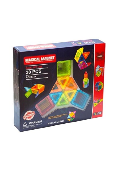 Magnetic مجموعة ألعاب مغناطيسية مكونة من 30 قطعة