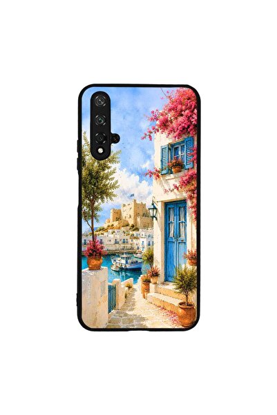 Sonique Θήκη Greek Island Muse Series για Honor 20 / Nova 5T Ροδίτικο Λιμάνι