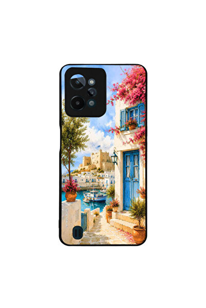 Sonique Θήκη Greek Island Muse Series για Realme C31 Ροδίτικο Λιμάνι