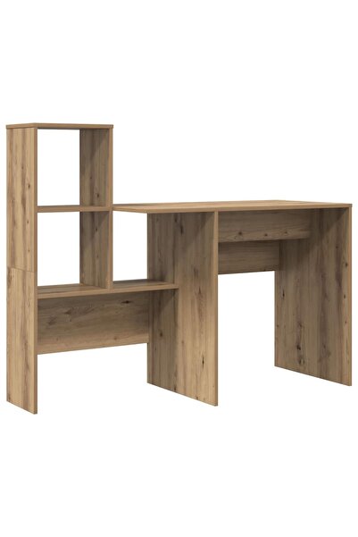 vidaxl Birou Stejar Artizanal 131,5 x 50 x 106,5 cm Lemn compozit