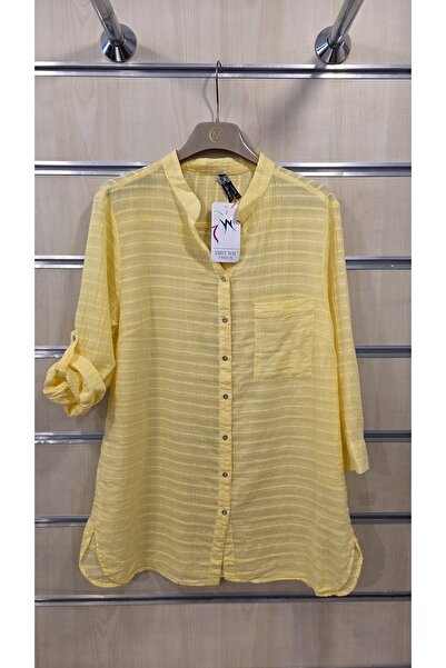 trendbysena Women's Cotton Thin Shirt with Single Pocket