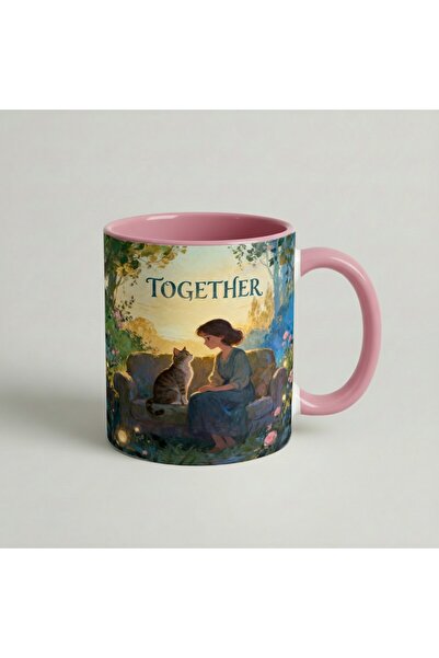 Petgifts Cana Cadou Personalizat Amuzanta Cu Mesaj Together - Ceramica 330 Ml