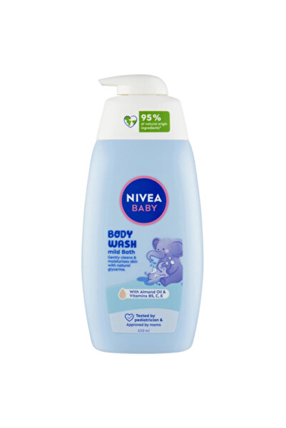 NIVEA Нежен бебешки душ гел, 450 мл