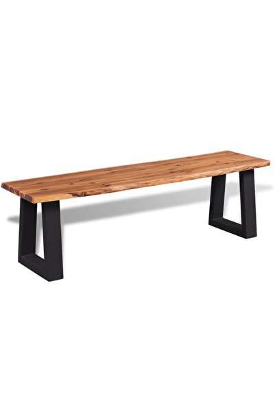 vidaxl Bancă din lemn masiv de acacia, 160 cm