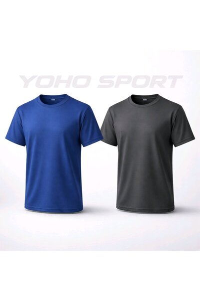 YOHO SPORT Unisex osnovni kroj, 100% pamuk, mekana tekstura, ANTRACIT-SAKS PL...