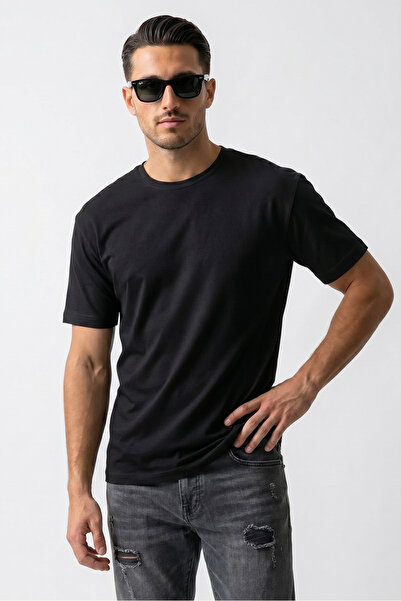 Abruzzo Ανδρικό μπλουζάκι με λαιμόκοψη Crew Neck, Άνετη Γραμμή, Basic Daily, ...