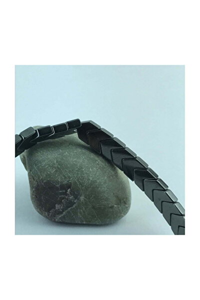 OGHAMAY Hematite Look Arrow Sergeant Bracelet Unisex