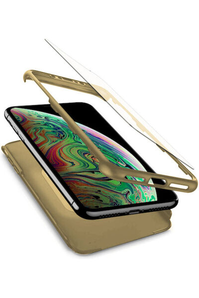 OEM 360 Πλήρης Κάλυψη Χρυσό (iPhone 12 / 12 Pro) Κωδικός: 46-00011
