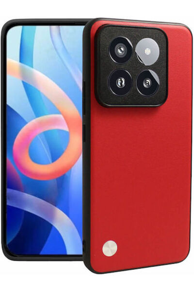 Other Bodycell Vegan Δερμάτινη Κόκκινη Θήκη Πλάτης (Xiaomi 14 Pro) Κωδικός: F...
