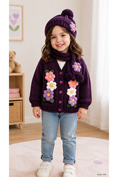 hobilanka Hand-Knitted Baby Cardigan Hobilankahandmade