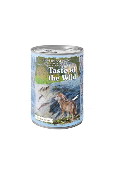 Taste of the Wild Hrană umedă pentru câini cu somon și curcan în sos 390 g