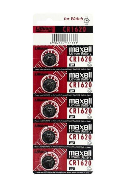 Maxell Μπαταρία ρολογιού λιθίου CR1620 3V 5 τεμάχια
