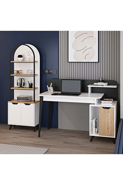 homeizi Olirya Set 1 Masa+Kitaplık