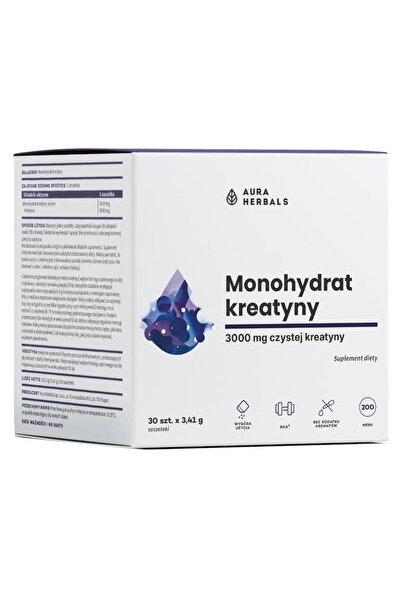 Aura Herbals Creatină Monohidrat 30 Plicuri