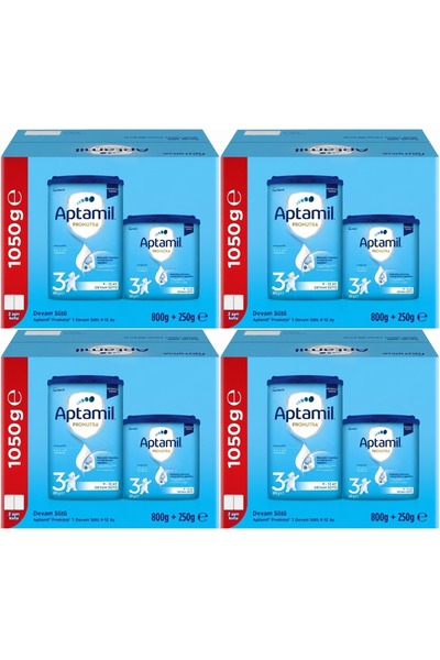 Aptamil Nutrıcıa Pronutra 1050GR (800+250GR) Devam Sütü No:3 (9-12 Ay) Avanta...