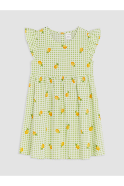 LC Waikiki Rochie de poplin pentru fete cu guler rotund