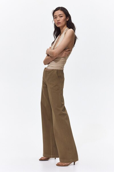 H&M Geniş Kot Pantolon