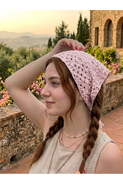 My Blog Powder Triangle Sequin Bandana - Hsr2153