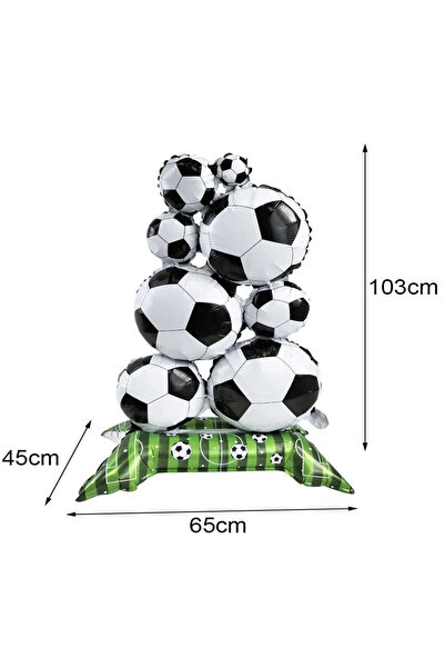 Partimarka Soccer Ball Foil Balloons with Feet